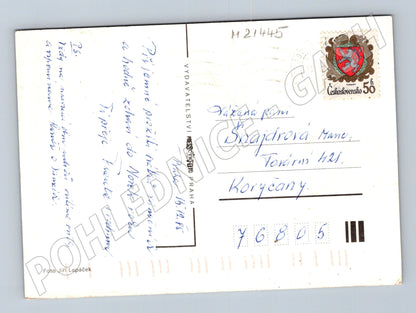 Pohlednice vánoční Radostné Vánoce 1968 (M21445)