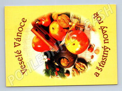 Pohlednice vánoční přání a známka 2000 (M21461)