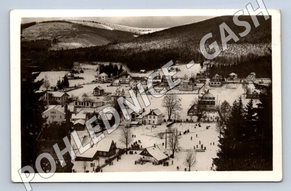 Pohlednice Harrachov v Krkonoších zimní zn raz (M2148)