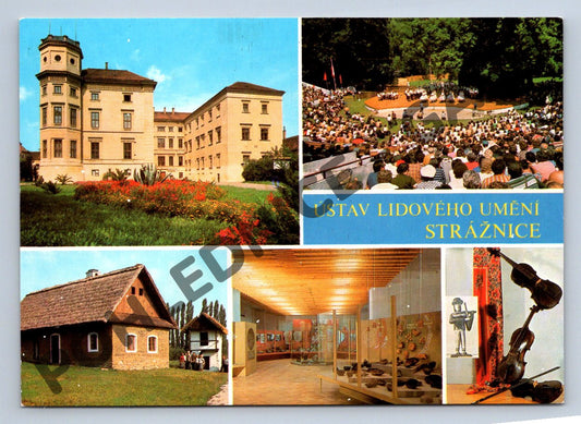Pohlednice Strážnice – Ústav lidového umění (M215)