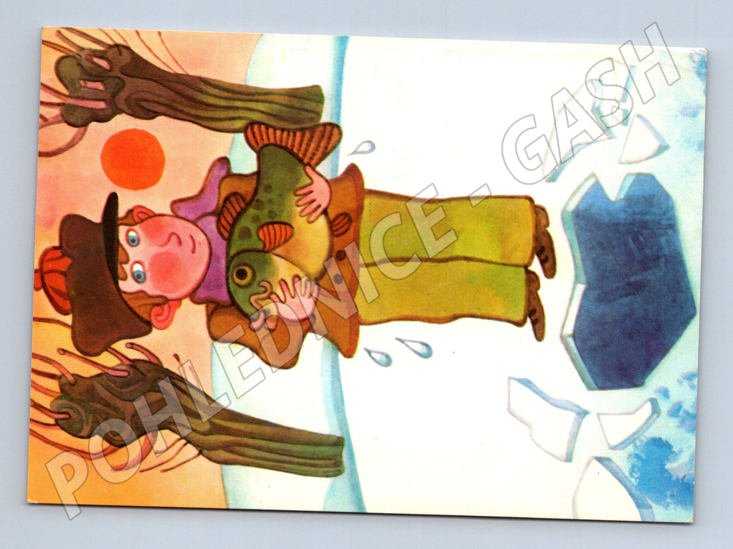Pohlednice ilustrace M Stecker odeslaná 1987 (M21593)
