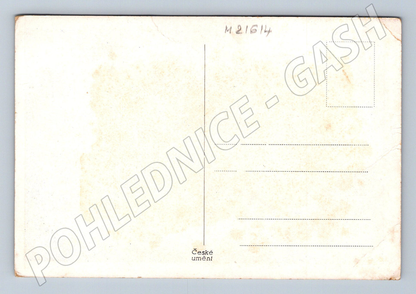 Pohlednice zimní krajina české umění (M21614)