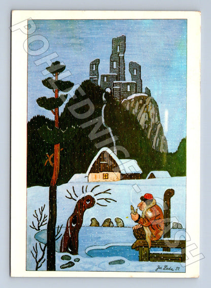 Pohlednice Josef Lada prošlá 1985 (M21629)