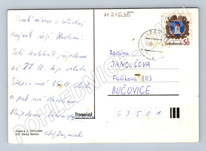 Pohlednice Jaroslav Němeček kresba (M21635)
