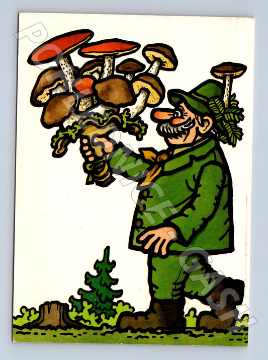 Pohlednice Neprakta houbař (M21644)