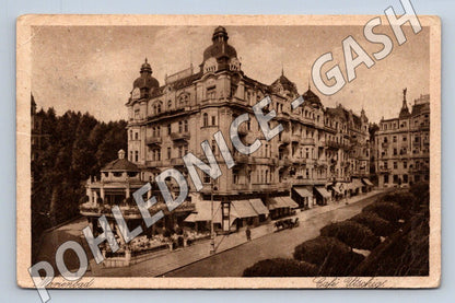 Pohlednice Mariánské Lázně Café Utschai (M2165)