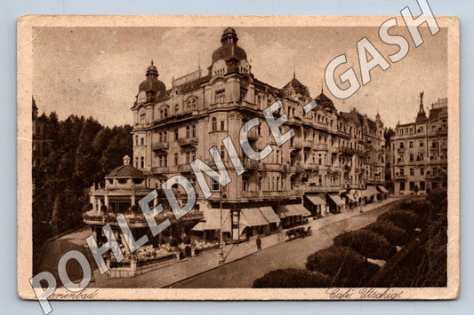 Pohlednice Mariánské Lázně Café Utschai (M2165)