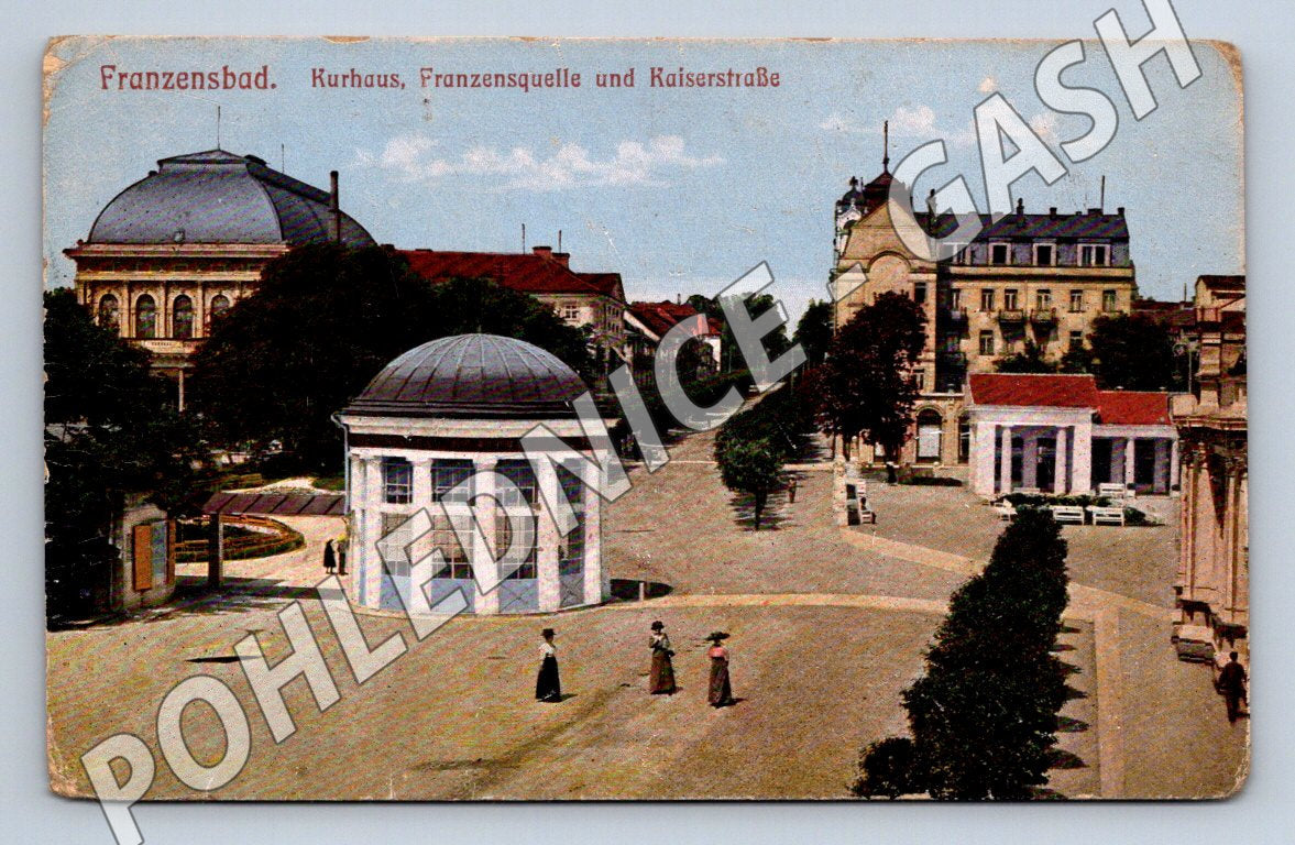 Pohlednice Františkovy Lázně Franzensbad PP (M2167)