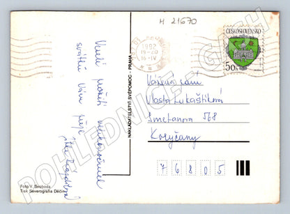 Pohlednice zajíček prošlá 1992 (M21670)