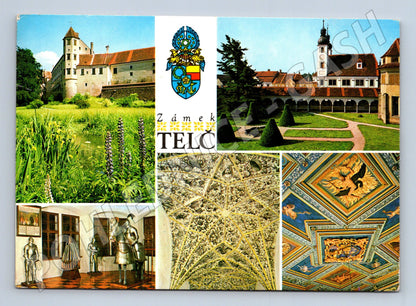 Pohlednice zámek Telč interiér 1974 (M21684)