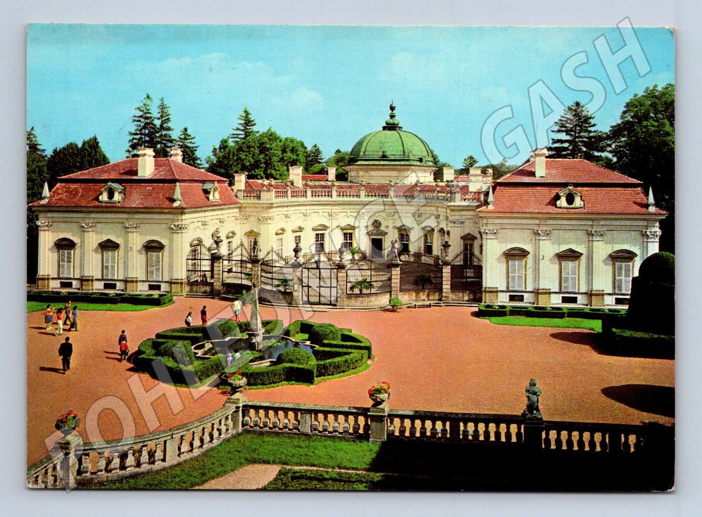 Pohlednice Buchlovice zámek odeslaná (M21685)