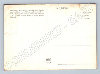 Pohlednice Vizovice kaple (M21695)