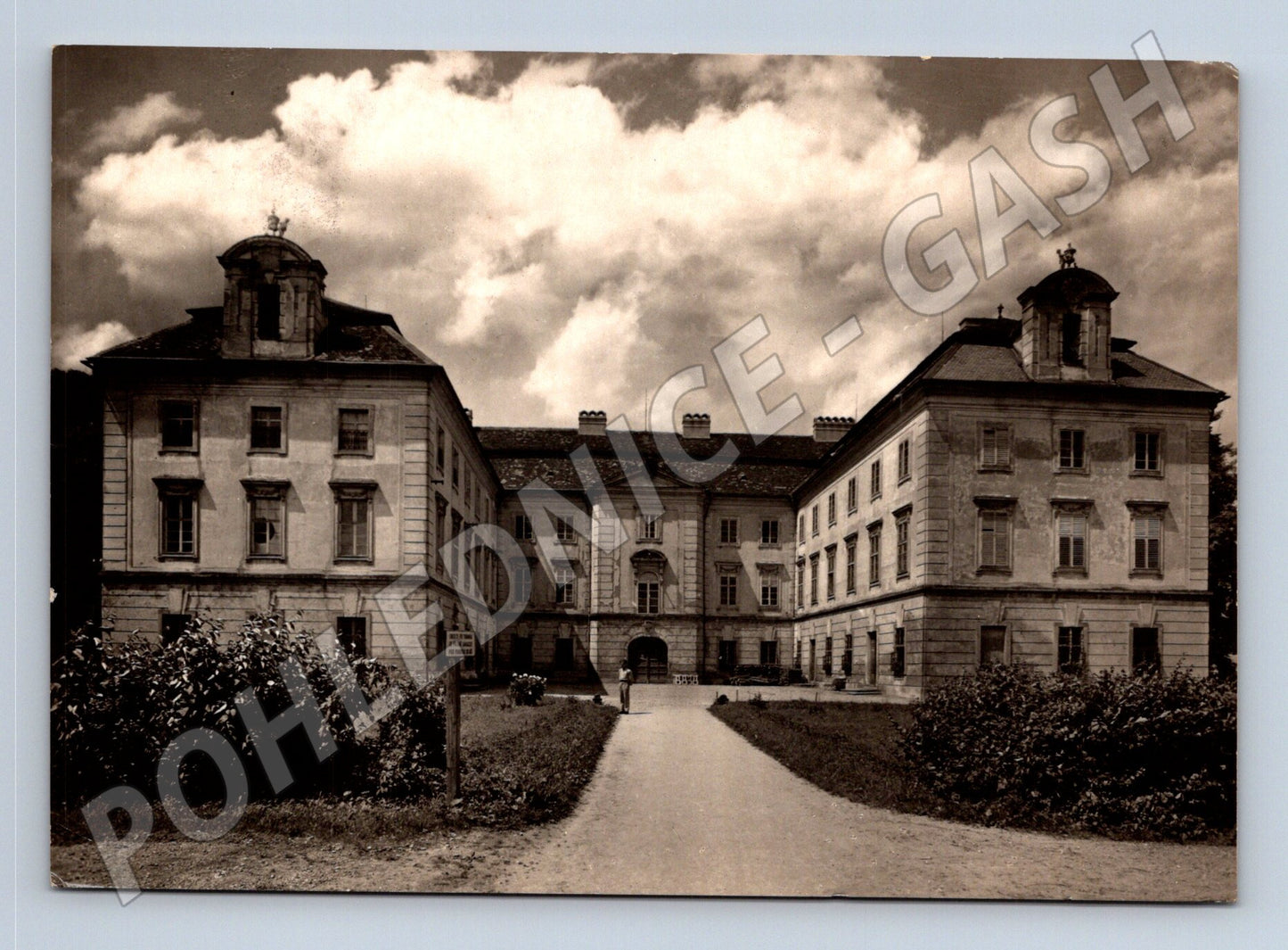 Pohlednice Vizovice zámek 1961 (M21699)