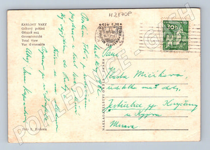 Pohlednice Karlovy Vary pohled (M21708)