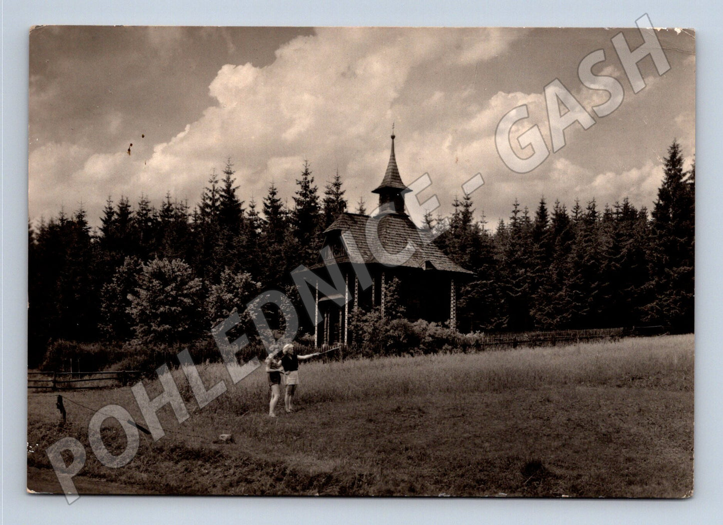 Pohlednice Horní Bečva kaplička (M21709)