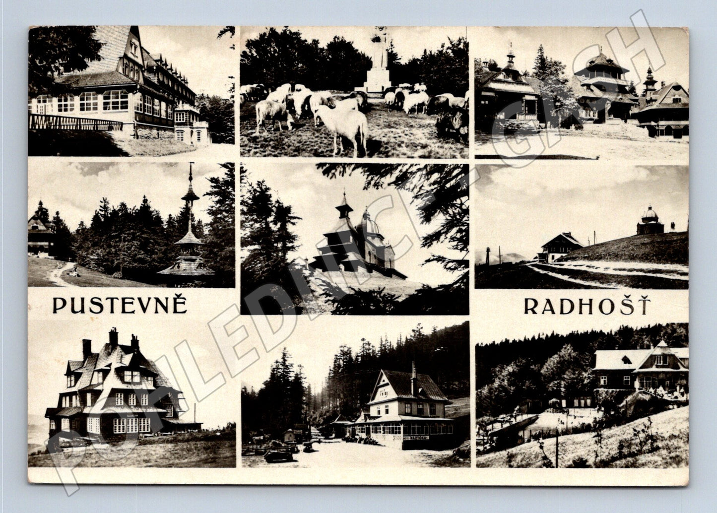 Pohlednice Pustevny Radhošť 1955 (M21715)
