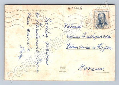 Pohlednice Špindlerův Mlýn 1945 (M21746)