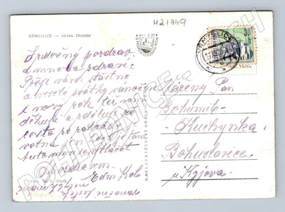 Pohlednice Vémyslice 1949 (M21749)