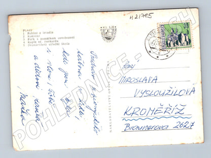 Pohlednice Plasy klášter 1975 (M21785)
