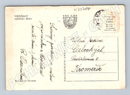 Pohlednice Vodňany škola Havránek (M21788)