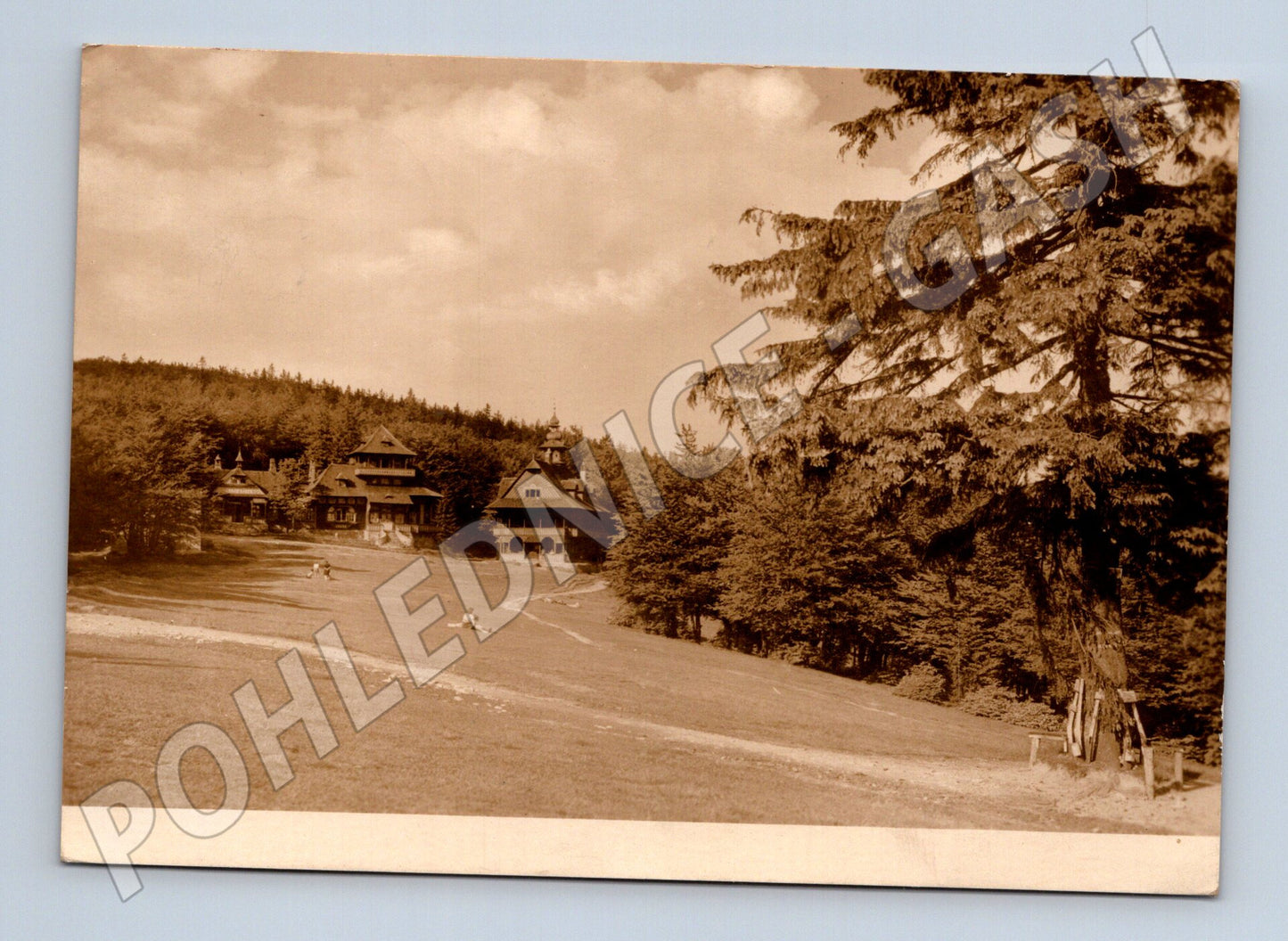 Pohlednice Pustevny útulny 1953 (M21797)