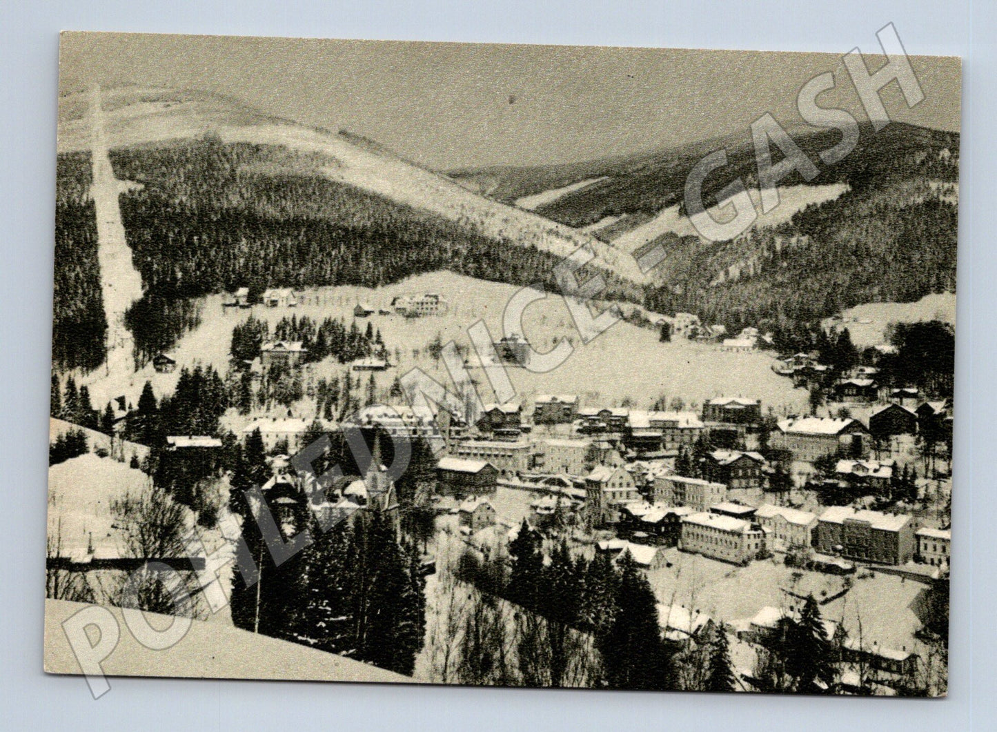 Pohlednice Janské Lázně zimní krajina (M21812)