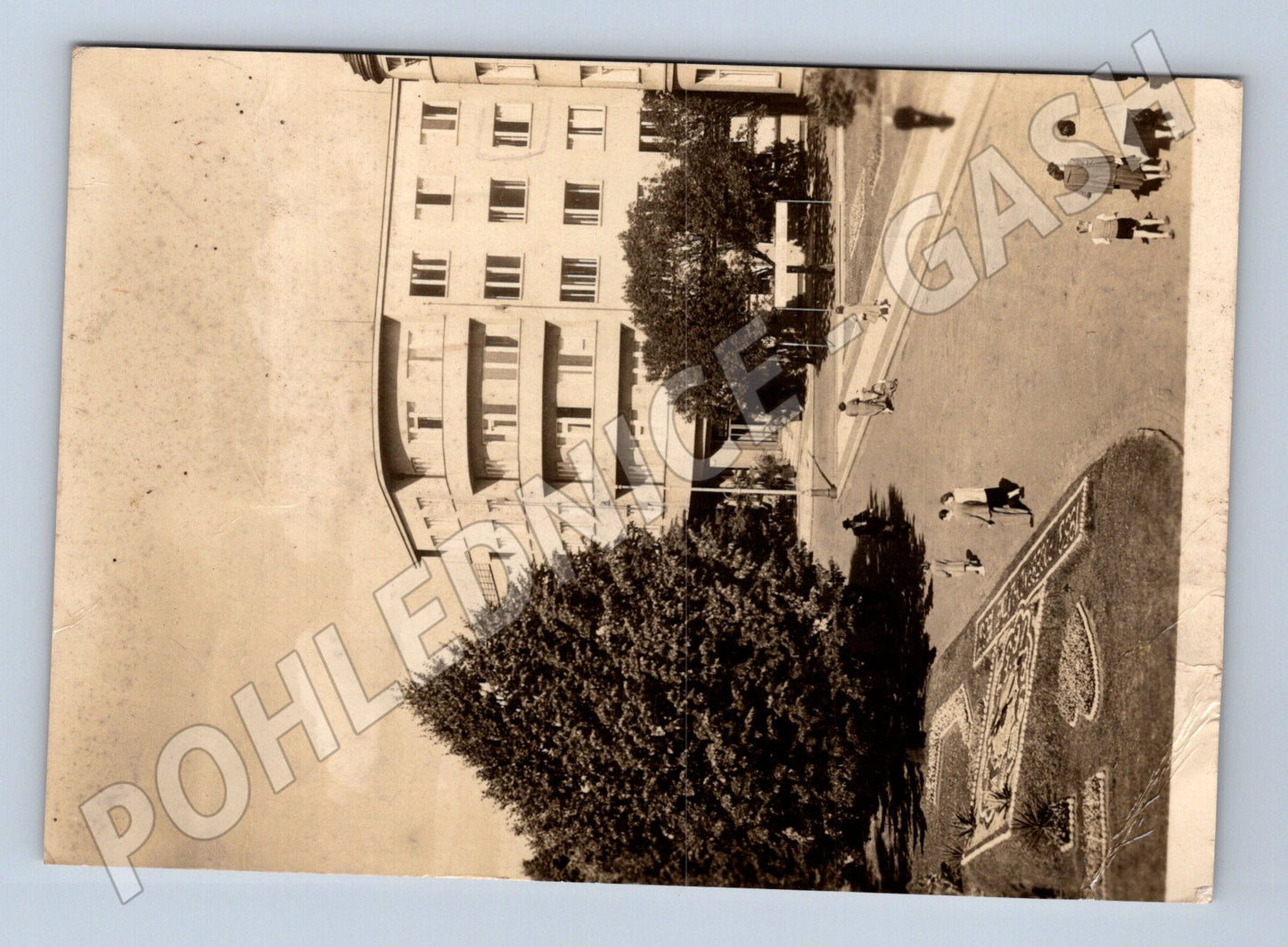 Pohlednice Poděbrady Stalingradské náměstí 1959 (M21814)