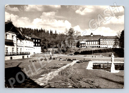 Pohlednice Karlova Studánka Lázně Petr Bezruč a Libuše (M21820)
