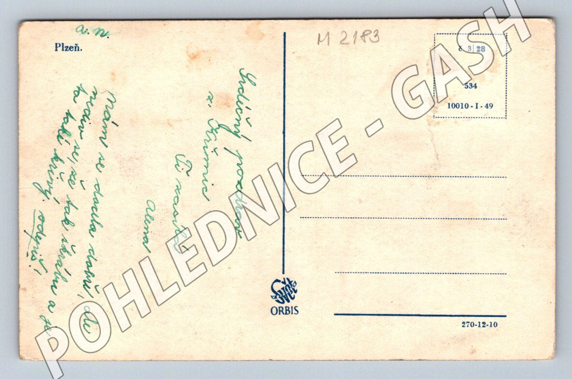 Pohlednice Plzeň Legiobanka most (M2183)