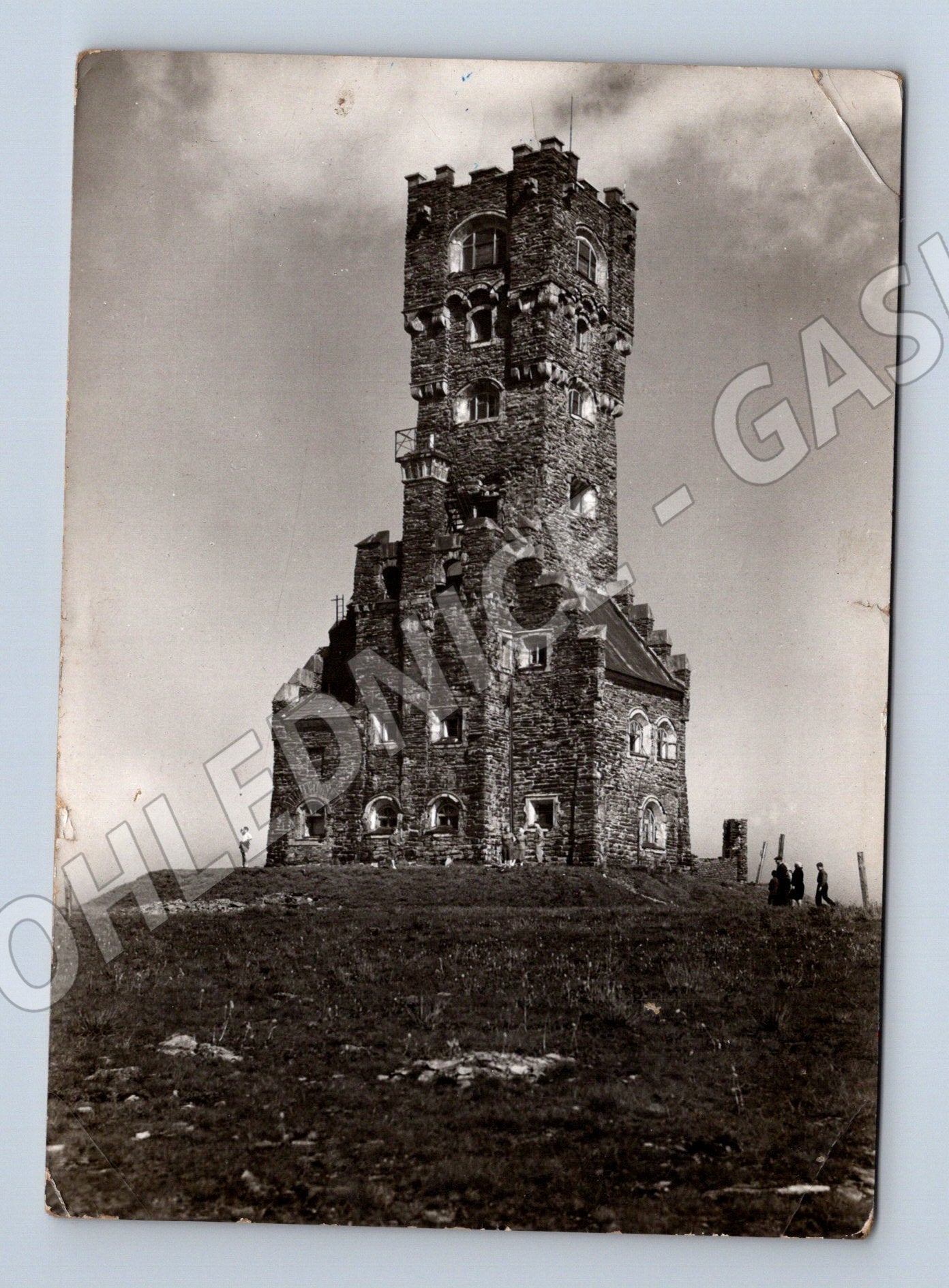 Pohlednice Jeseníky Rozhledna na Pradědu 1949 (M21830)
