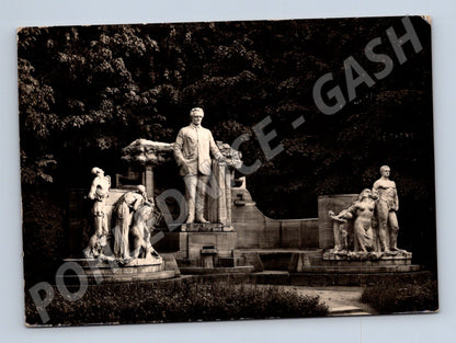 Pohlednice Lázně Jeseník pomník V. Priessnitze 1966 (M21831)