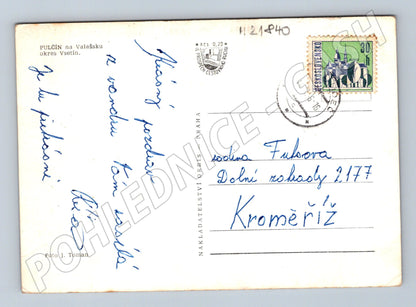 Pohlednice Pulčín na Valašsku 1947 (M21840)