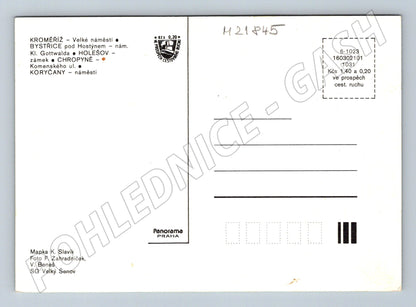 Pohlednice Jihomoravský kraj Kroměříž okres vícepohled (M21845)