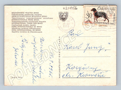 Pohlednice Brno Mezinárodní veletrh 1965 (M21856)