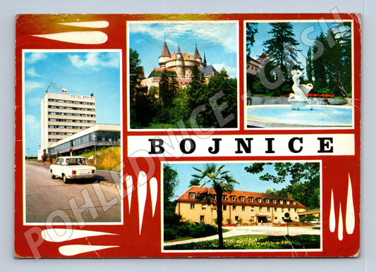 Pohlednice Slovensko Bojnice zámek a hotel Regia (M21859)