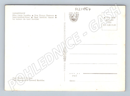 Pohlednice Luhačovice Dům Leoše Janáčka (M21864)