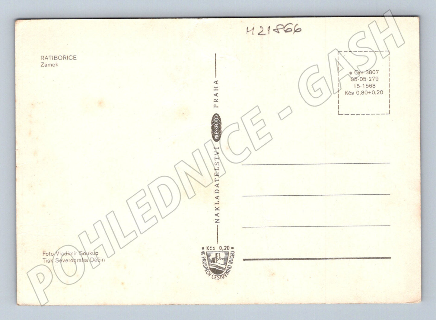 Pohlednice Ratibořice Zámek (M21866)