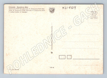 Pohlednice Špindlerův Mlýn Krkonoše koláž (M21869)