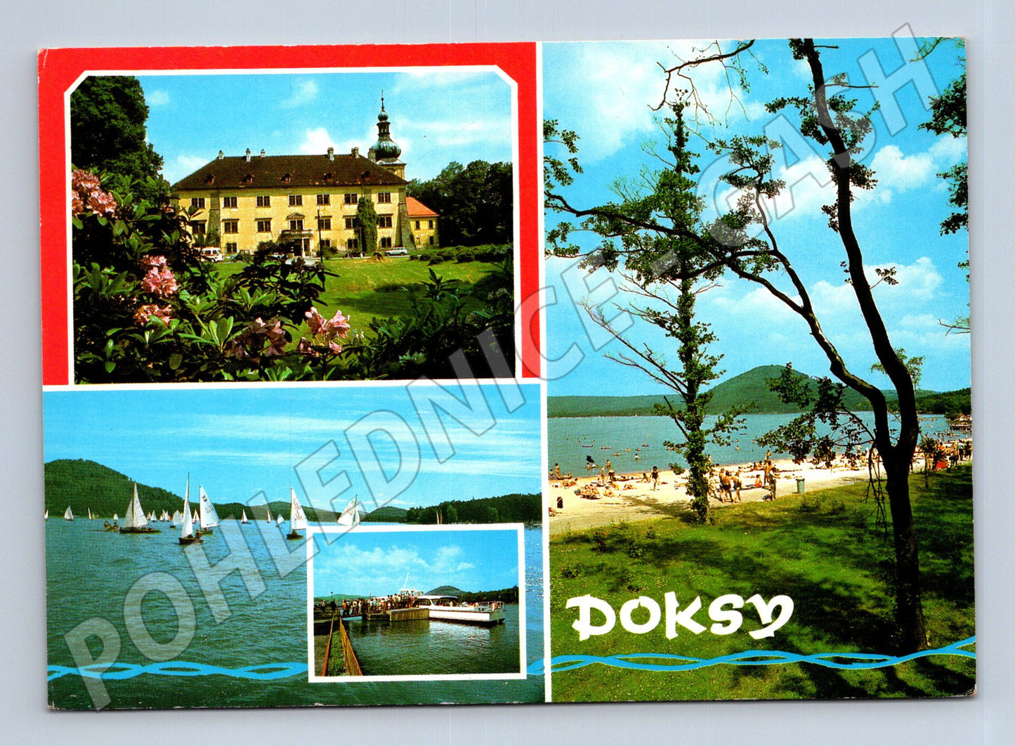 Pohlednice Doksy Máchovo jezero 1979 (M21870)
