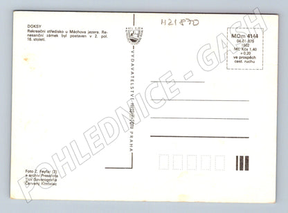 Pohlednice Doksy Máchovo jezero 1979 (M21870)
