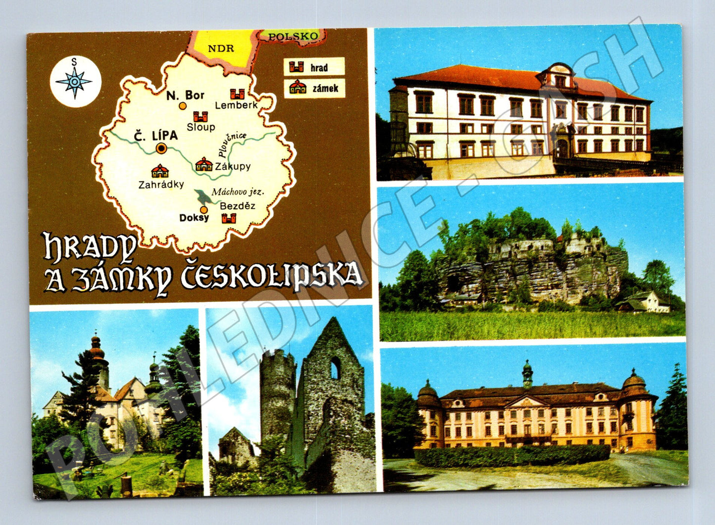 Pohlednice Hrady a zámky Českolipska (M21871)