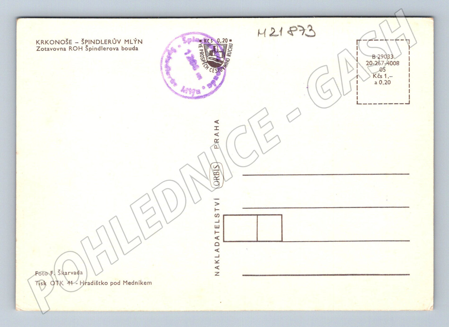 Pohlednice Špindlerův Mlýn Zotavovna ROH Špindlerova bouda (M21873)