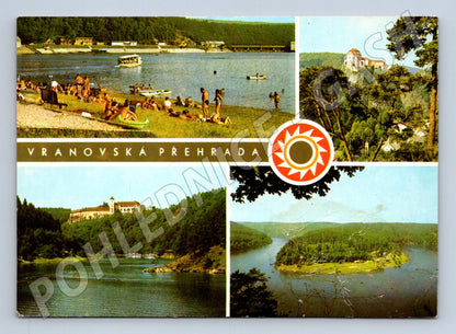Pohlednice Vranovská přehrada, koláž (M21878)