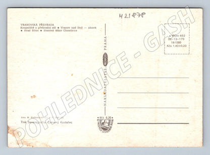 Pohlednice Vranovská přehrada, koláž (M21878)