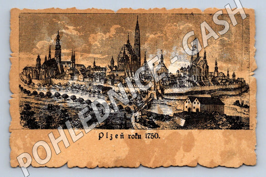 Pohlednice Plzeň 1750 (M2188)