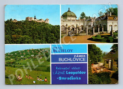 Pohlednice Buchlov Buchlovice Lázně Leopoldov 1989 (M21885)