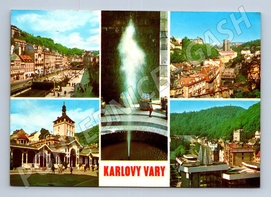 Pohlednice Karlovy Vary koláž pohledů 2009 (M21887)