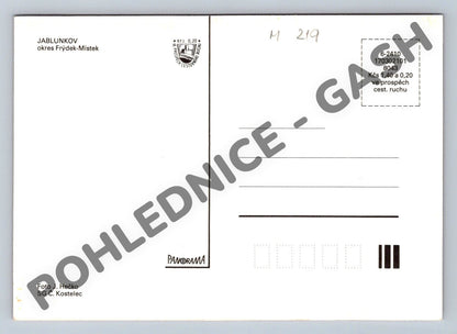 Pohlednice Jablunkov – vícesnímková pohlednice (M219)