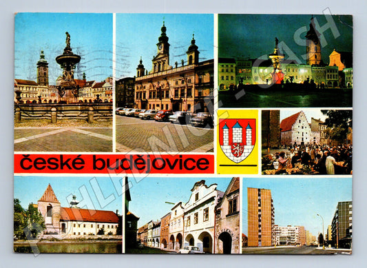 Pohlednice České Budějovice vícesnímek 1975 (M21901)