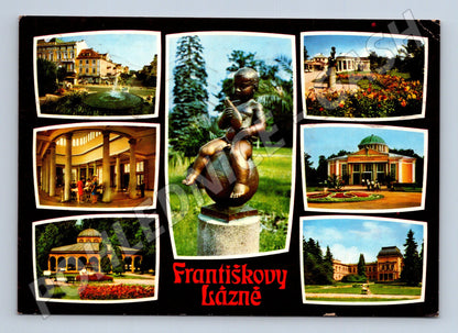 Pohlednice Františkovy Lázně různé pohledy 1977 (M21914)
